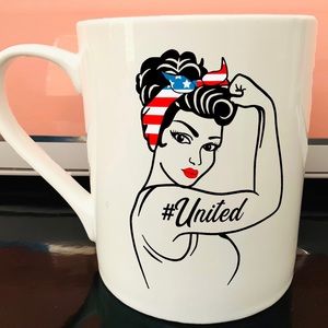 Retro vintage Mug USA Rosie Riveter Coffee Mug